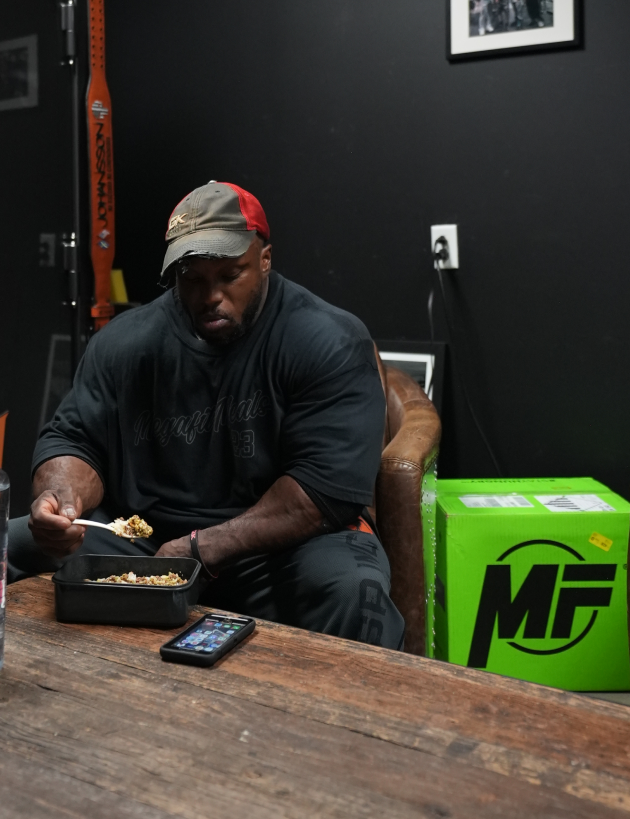 Athlete Shaun Clarida Eating MegaFit Meals