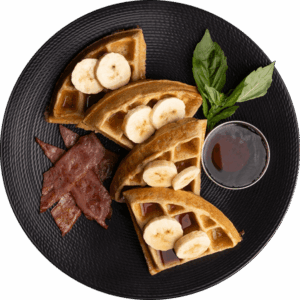 Swole Monkey Waffles high-protein breakfast by MegaFit Meals