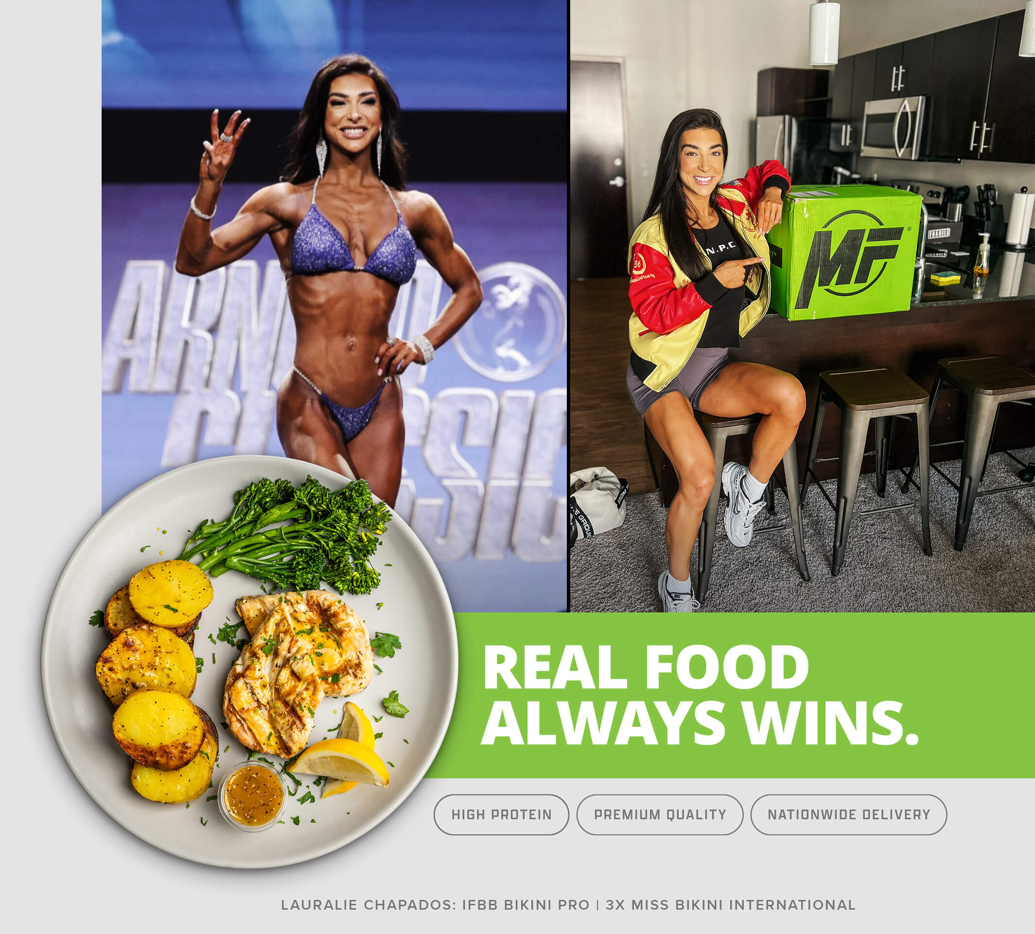 Real Food Always Wins - MegaFit Athlete Lauralie