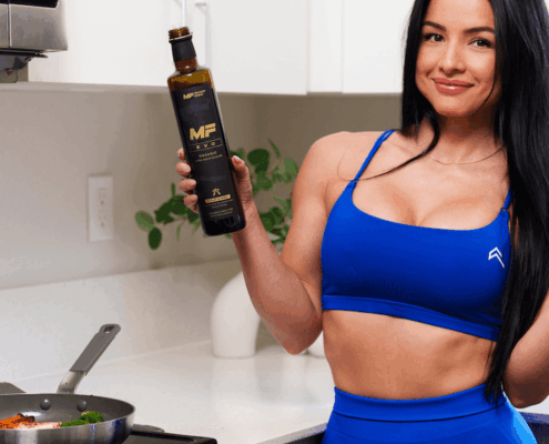 Olive Oil used in Healthy Meal Prep