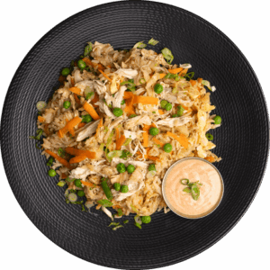 CBum Meal prep portion of Chicken Stir-fry