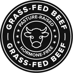 Grass FED BEEF - Pasture Raised - Hormone Free Logo