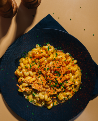 New: Buffalo Chicken Mac & Cheese