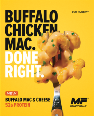 New: Buffalo Chicken Mac & Cheese