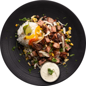 Carne Asada Bowl high-protein prepared meal