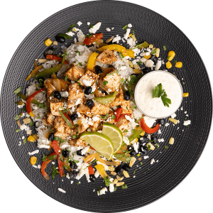 Chicken Burrito Bowl protein-packed meal prep