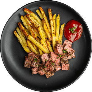 Steak and Potatoes meal delivery by MegaFit Meals