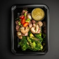 Surf and Turf high-protein fitness meal