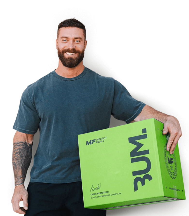 Chris Bumstead with MegaFit Meals