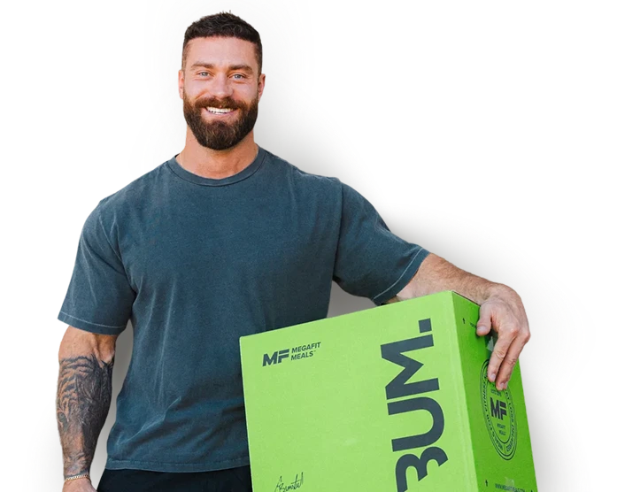 Chris Bumstead with MegaFit Meals