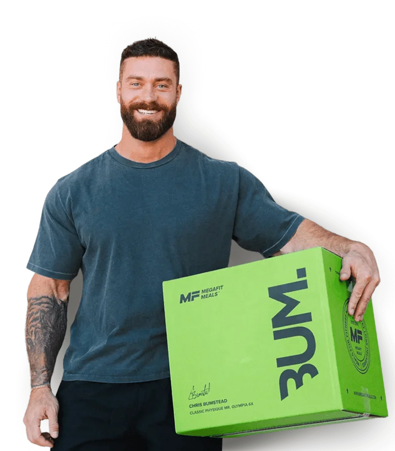 Chris Bumstead with MegaFit Meals