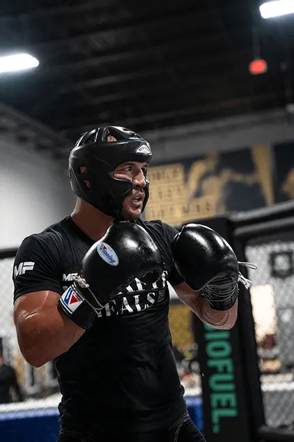 MegaFit Athlete Mike Chandler at Gym